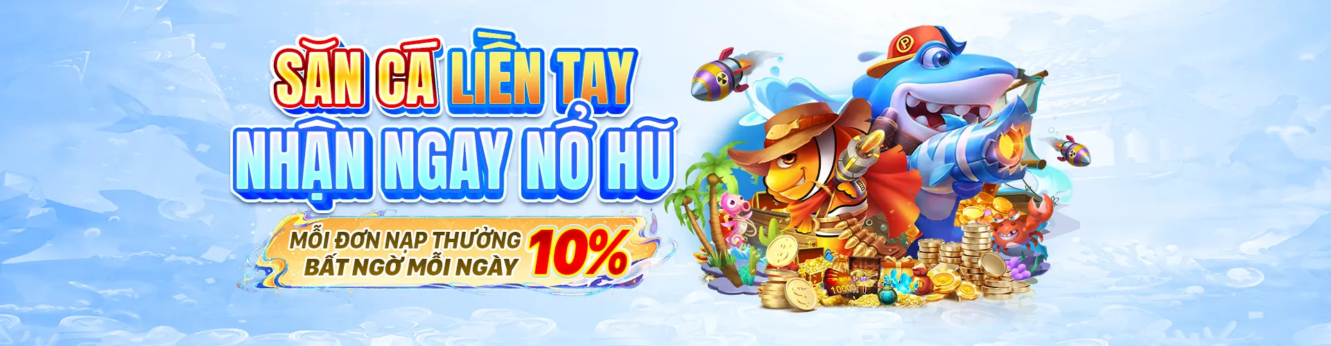 Game bắn cá 58vin với đồ họa sống động và cá lớn
