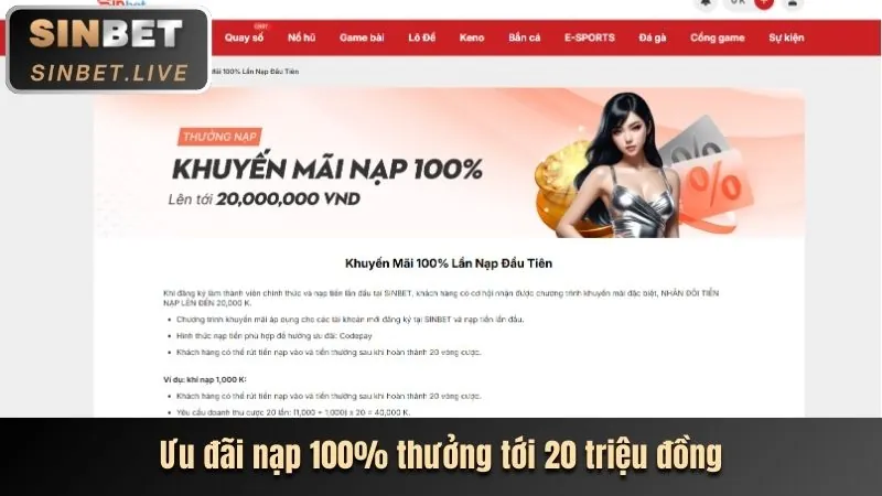 Ưu Đãi Nạp Đầu 58vin
